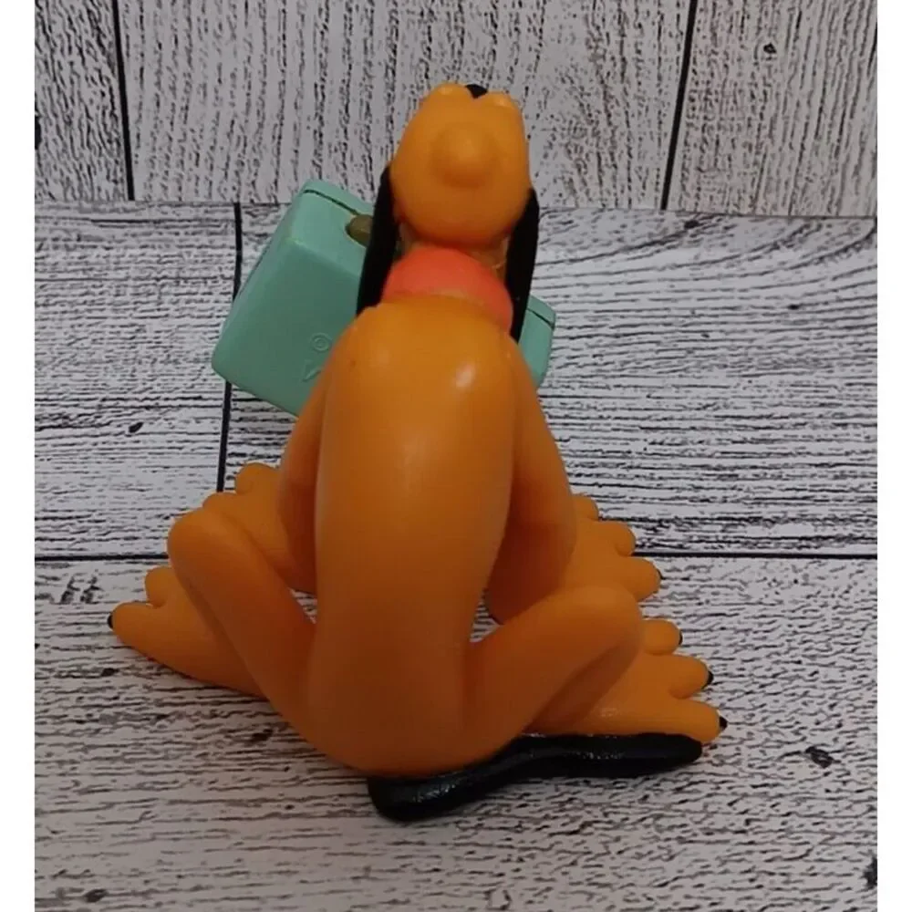 Pluto Train Passenger Dog Suitcase Summer‎ Vacation Figure Figurine Cake Topper